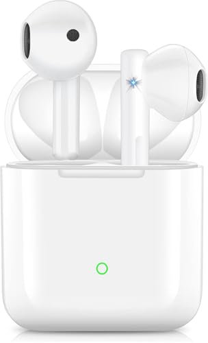 Cuffie Bluetooth Auricolari Bluetooth 5.3 Wireless, Cuffie Wireless con Stereo HiFi Immersivo, Cuffiette Bluetooth 36 Ore di Riproduzione Comandi Touch IP7 Impermeabili Cuffie Senza for iOS/Android