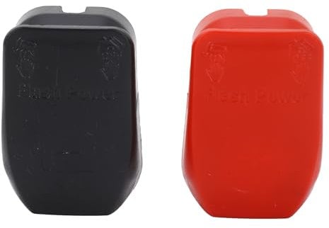 Batteria Scollegamento rapido Terminale Premium Connettore di rilascio rapido Red Positive Black Polo negativo con copertura ritarnte di fiamma per per barche per auto