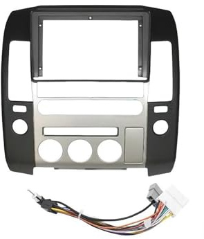 pour N&issan pour Navara D40 pour Frontier pour Pathfinder Kit De Montage pour Autoradio Adaptateur Façade D'autoradio Autoradio Cache Radio(Full Set B)