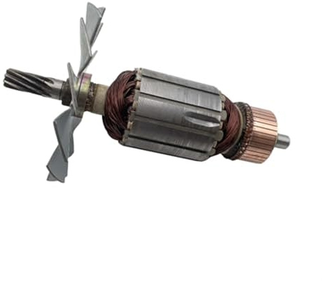 Pexorin AC220V-240V Armature Rotor Anchor Stator Replacement, for makita, Circular Saw 5900 5900B 5900BR Car Parts Replacement(Black Armature)