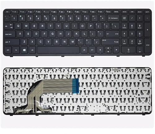 FDMOZRE Tastiera per Laptop per HP 350 G1 G2 355 752928-001 758027-001 con Cornice US