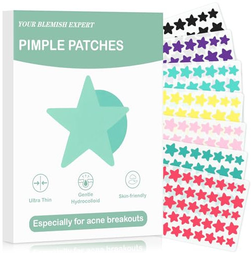 Lullu 280 Stelline Patch Brufoli, Star Pimple Cerotti Acne Pech Parch Viso