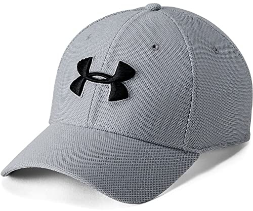 Under Armour Herren UA Men's Heathered Blitzing 3.0, Cap mit Schirm, Herren Kappe mit integriertem Schweißband