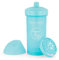 Twistshake Kid Cup - 360ml | Leak-Proof Baby Sippy Cup with Hard Spout and Fruit Mixer | Trainer Bottle for Kids & Toddlers | Spill-Proof Baby Water Bottles | Non-Spill & BPA-Free | Blue