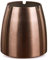 HUAWEL Großer winddichter Aschenbecher für Zigaretten Outdoor Aschenbecher für Terrasse schöne Tischplatte Smoke Edelstahl Aschenbecher für Zuhause/Büro 4 * 3.03 * 4 Inch Kupfer