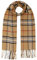 Lipodo Karo Cashmink Schal | Winterschal für Damen/Herren | Karoschal made in Germany | Hautfreundlicher Fransenschal | Schal mit Fransen Herbst/Winter, Camel, Einheitsgröße