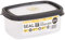 Wham 2724640936540 Aufbewahrungsbox, Polypropylen | Silikon, Blacks
