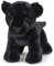Trigon Stofftier schwarzer Panther, 35 cm Kuscheltier Plüschtier, Wildtier Zootier Raubkatze