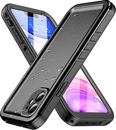 SPORTLINK Cover per iPhone 11 Impermeabile - 360 Gradi Full Body Armor Protettiva Case [IP68 Waterproof] [2m Antiurto] Custodie Antipolvere Subacquea con Fotocamera/Schermo Protezione (Nero)