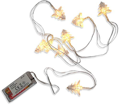 8 LED Xmas Tree String Lights - Battery Operated - THE Spirit of Xmas