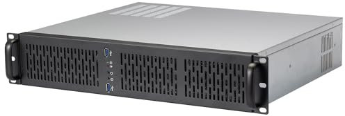 Rosewill 2U Server Chassis - 4 Bay Server Case, Supports 4X 3.5 HDD Bays, Micro-ATX Rackmount, 3X 80mm Fans, Metal Rack Mount, 15 Deep Length, RSV-Z2600U