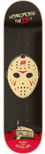 Hydroponic Unisex – Erwachsene Terror Skateboard Deck, Friday 13, 8.375
