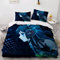 NYSMGS Anime Girl blau Bettwäsche 135x200 3D Motiv Anime Bettbezug Mit Reißverschluss Sommer Weiche Mikrofaser Bettwäsche-Set Bettbezüge Mit 2 Kissenbezug 80x80 cm Für Kinder Junge Mädchen