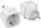 VINTAR 1PC Deutschland nach Indien Reiseadapter, Indien Outlet Adapter, EU nach Indien Reiseadapter für Indien, Sri Lanka, Nepal, Kongo Reiseadapter Typ D