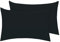 Pizuna Luxuriöser Soft-Satin 2er Pack Kissenbezug 70 x 90 cm Schwarz, 600 Fadenzahl Baumwolle Kissenbezüge, 100% Langstapel Baumwolle Kissenbezug (Schwarz, 70x90 cm)
