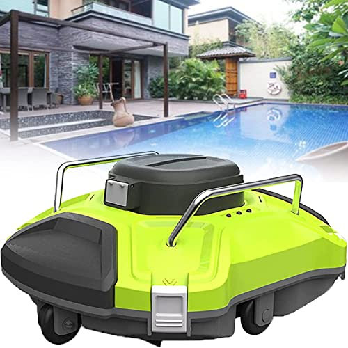 DEHIWI Aspirateur Piscine Hors Sol pour Piscines Jusqu'à 85 m² Robot Piscine sans Fil Electrique Nettoyeur De Piscine Automatique Matériel Nettoyage Piscine pour 120 Minutes de Fonctionnement