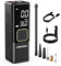 FOWAWU 7800mAh 150 PSI Portable Air Compressor, Cordless Tyre Inflator for Car Moto Bike Ball, Rechargeable Battery Car Tyre Pump, Dual-screen LED Dispaly, Auto Shut Off