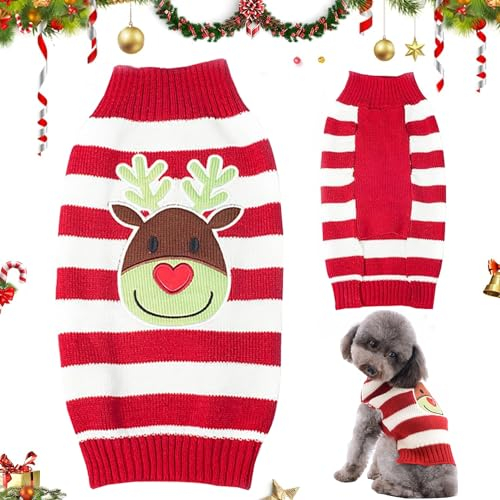 Weihnachten Hund Pullover, Weihnachten Hund Rollkragenpullover, Weihnachts Katze Hunde Pullover, Weihnachten Kostüm für Hunde, Weihnachten Haustier Pullover, für Haustier Winter Warm
