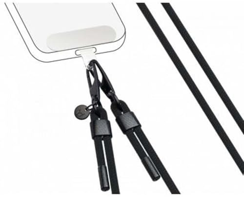 Force Case Bandoulière téléphone Universelle Cordon Noire - Garantie à Vie