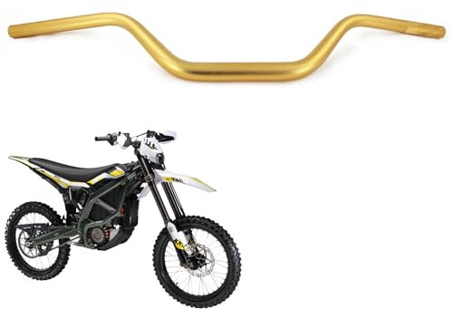 Manillar Moto 28 mm,CNC Aluminio Manillar de Motocicleta Universal para Bicicleta Eléctrica Sur Ron ULTRABEE Ultra Bee-Oro