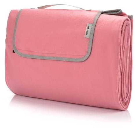 meteor Extra Large Picknickdecke mit wasserdichter Unterseite XXL sanddichte campingdecke Outdoor stranddecke tolle Picknick-Matte groß Thermo isoliert Camping-Decke für Park Garten Strand