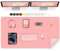 METEOROCK 120 x 60 CM Tapis de Bureau en Cuir PU Antidérapant, Tapis de Souris de Grande Taille, Tapis d'Ordinateur pour Clavier et Souris, Tapis d'Écriture de Bureau Imperméable (Rose Melon)