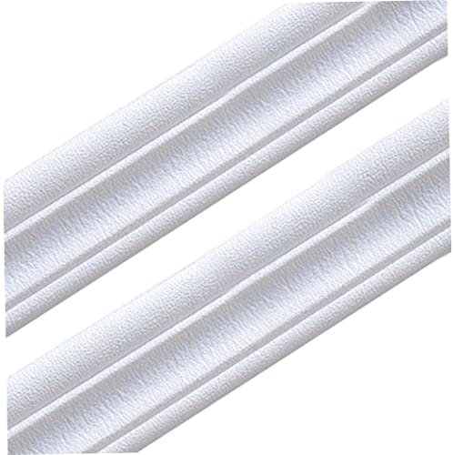 Wedhapy 2 Piezas De Bordes De Pared Autoadhesivos Borde De Papel Tapiz Moldura De Borde De Espuma Autoadhesiva Pegatina De Borde De Pared Impermeable 3D 2,35 M Estilo 1