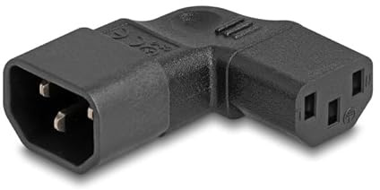 DELOCK Netzadapter IEC 60320 - C14 auf C13, Stecker/Buchse