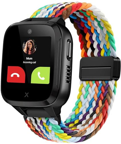 OUTPUTBT Magnetisch Armbänder 16mm für XPLORA Kidzi/Xplora X5 Play/XGO 2/XGO 3 Armband Kinder Nylon Baumwolle Geflecht für Mädchen Jungen