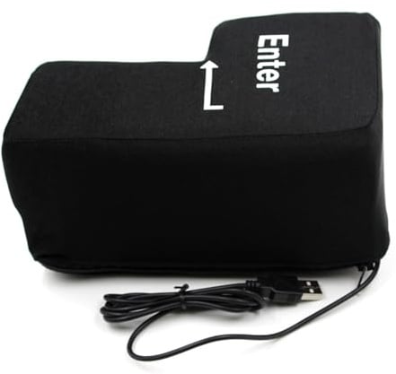 ChongKuan Big Enter Button XXL Botón para golpear gigante clave grande gigante gigante almohada grande con botón para arriba (A)