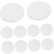 Toyvian 10pcs Acrylic Miniature Bases Round Cake Stands Dashboard Display Table Game Figures Model Bases for Collectibles
