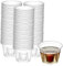 CaterCo Bomb Shot Cups (200 Pack) JagerBomb Plastic Glasses - Reusable & Disposable 25ml Shot with 100ml Chaser - Clear Plastic Bomb Shot Cups for Parties, Pubs, Bars and Events - (200 Pack)