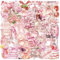 Rosa Märchen Aufkleber 50 Stück Wasserfeste Aesthetic Niedlich Cartoon Aufkleber für Laptop Skateboard Scrapbook Motorrad Auto Telefon Gepäck,Vinyl Funny Kawaii Sticker für Erwachsene Jugendliche