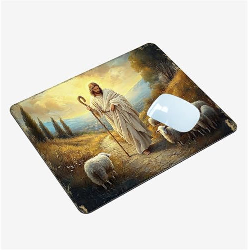 Tappetino Mouse Uomo Tappetino Scrivania,Piccolo Mouse Pad Gregge Tappetino Gaming Impermeabile,Tappeto Scrivania con Bordi Cuciti,340x280mm Tappetino Antiscivolo,Portatile,Accessori Scrivania T1-912