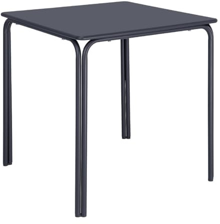 Bolero Adeline Steel Square Table Slate Blue, 700 mm