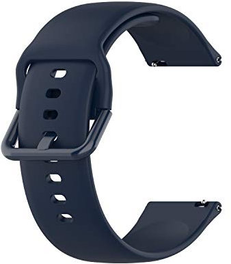 Wownadu Bracelet Compatible pour Fitbit Versa 2 / Lite, Versa, Blaze, Bracelets de Montre Femme Homme Silicone Sport Rechange Strap Bleu, L