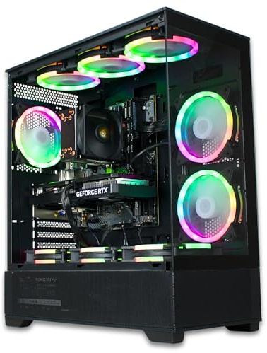 XUM Vista Prebuilt Gaming PC Intel i7-12700 RTX 5060 32GB 512GB SSD | Intel i7-12700, NVIDIA RTX 5060 8GB, 32GB DDR4 RAM, 512GB NVMe SSD, , 700W PSU, aRGB Lighting, WiFi 5, Windows 11 Home