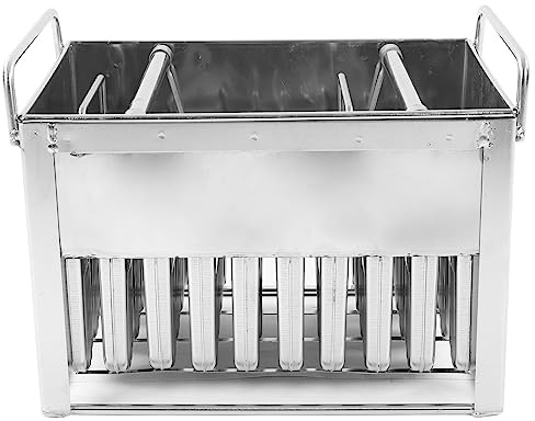 Moule à glace en acier inoxydable, 40 pièces, bricolage, réutilisable, en métal antirouille, pour sucettes glacées
