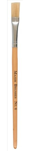 Betzold Borstenpinsel-Set, kurzer Stiel, eine Größe | 10 Malpinsel, Naturhaar-Pinsel