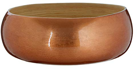 Kyoto Bowl, Spun Bamboo, Metallic Rose Gold, Medium