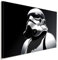 AK ART Star Wars Stormtrooper S/W Leinwandbild Kunstdruck Wandbild Wanddeko XXl (70 x 50 cm)