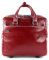 Piquadro Cartella Trolley 2 ruote in Pelle, Unisex-Erwachsene Gepäck- Kuriertasche, Rosso, Talla única - BV4729B2/R
