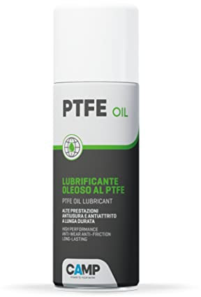 Camp Ptfe Oil, Lubrifiant huileux haute performance, protecteur, anti-corrosion et anti-adhésif, 200 ml