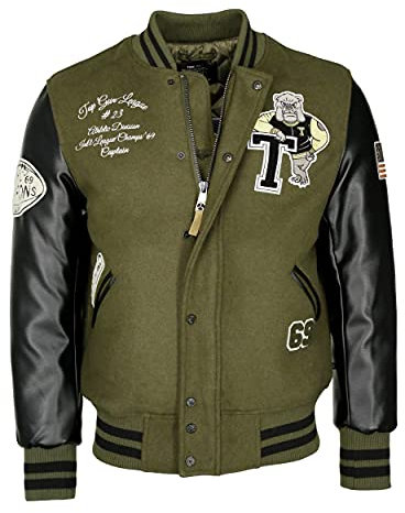 Top Gun Herren Bomberjacke Tg20202014 Olive/Black,S