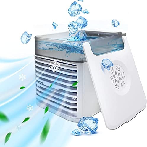 VVLXRIC Nebulizzatore Acqua - Facile da Pulire Condizionatore Camera - Basso Consumo Energetico Nebulizzatore da Esterno - per Camera, Ufficio, Cucina, Auto, Casa