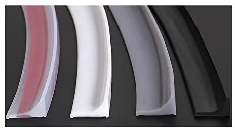 MOUAJ 78 inch Striscia di Ritenzione, Barriera per Doccia, Guarnizioni Box Doccia, Soglia per Doccia Soglia, Paraspruzzi per Ambienti Umidi (Color : Bianco, Size : 9m/354 inch)