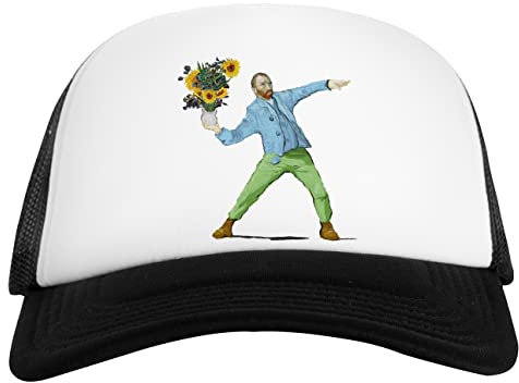 Van Goghsky Weiß Schwarz Unisex Baseball Cap White Black