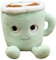 Taza de café de peluche de peluche de café relleno de dibujos animados suave de muñeca de té en forma de cojín decorativo juguete para niños regalo de cumpleaños para niños niñas