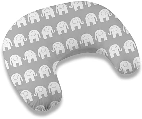 Moon klein Mond Stillkissen 110cm Stillhörnchen Schwangerschaftskissen Kopfkissen Kissen zum Stillen Nursing Pillow mit abnehmbarem und waschbarem Bezug ekmTRADE (18)