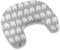 Moon klein Mond Stillkissen 110cm Stillhörnchen Schwangerschaftskissen Kopfkissen Kissen zum Stillen Nursing Pillow mit abnehmbarem und waschbarem Bezug ekmTRADE (18)